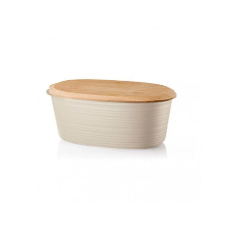 GUZZINI CONTENITORE con COPERCHIO Tierra 31x16cm Bianco LAtte 197300158
