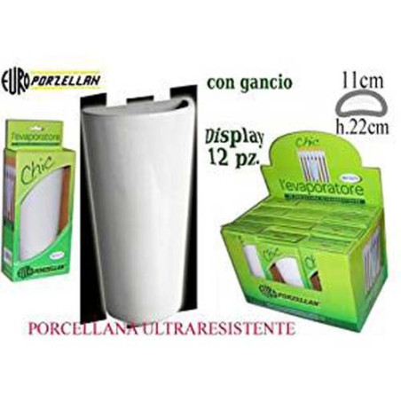 KAUFGUT UMIDIFICATORE EVAPORATORE da CALORIFERO Chic Bianco 11