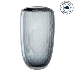 LEONARDO VASO 36cm ANTHRACITE BELLAGIO 036449