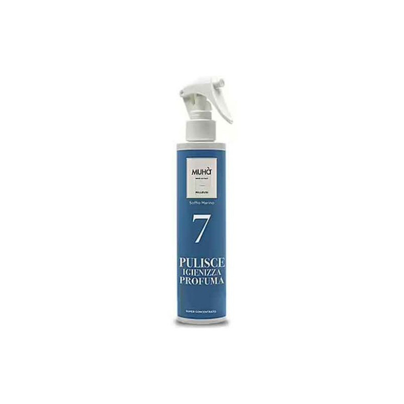 MUHA IGIENIZZANTE SPRAY MULTIUSO 200ml SOFFIO MARINO MILG007 MUHA IGIENIZZANTE SPRAY MULTIUSO 200ml SOFFIO MARINO MILG007