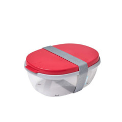 ROSTI MEPAL CONTENITORE per INSALATA Salad Box Ellipse Rosso 6220492