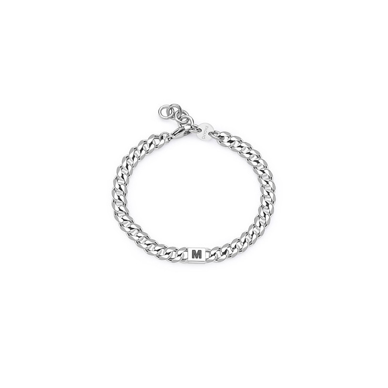 SAGAPO BRACCIALE Monogram ACCIAIO M SMG23 SAGAPO BRACCIALE Monogram ACCIAIO M SMG23
