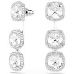 SWAROVSKI ORECCHINO UNA CUSHION VERT CRY/RHS 5754342