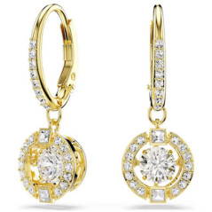 SWAROVSKI ORECCHINO UNA ROUND SP DC CRY/GOS 5758095