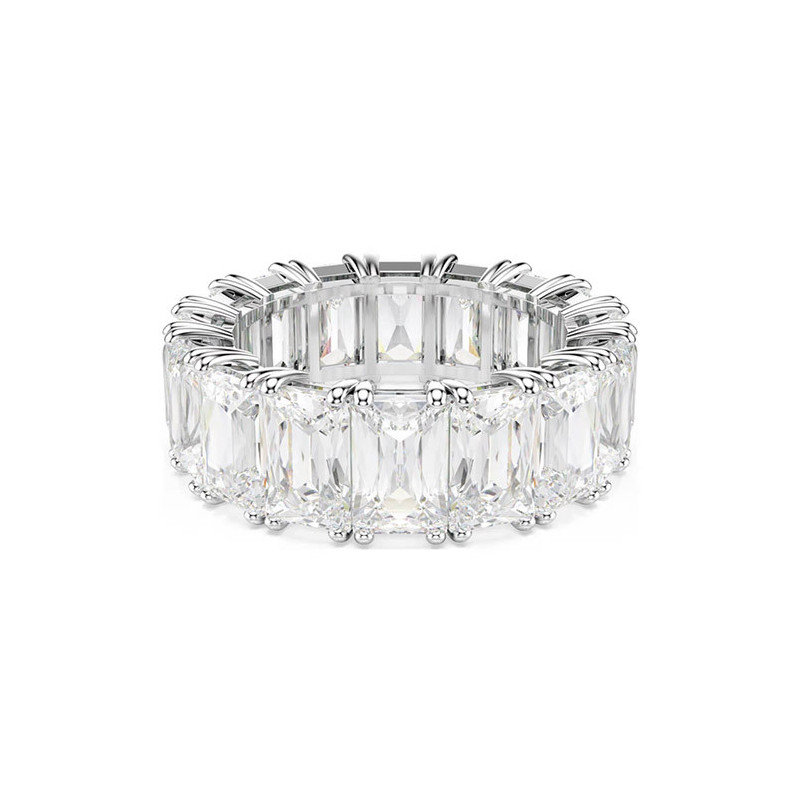 SWAROVSKI ANELLO MATRIX VITTORE BAGUETTE CRY/RHS 58 5709278 SWAROVSKI ANELLO MATRIX VITTORE BAGUETTE CRY/RHS 58 5709278