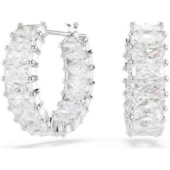 SWAROVSKI ORECCHINO MATRIX LRG HOOP CRY 5733397