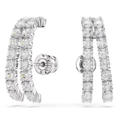 SWAROVSKI ORECCHINO MATRIX LINES WHITE/RHS 5705835