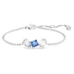 SWAROVSKI BRACCIALE MESMERA BLU/RHS M 5668359