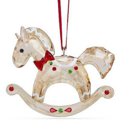SWAROVSKI ORNAMENTO ROCKING HORSE - HOLIDAY CHEERS 5627608