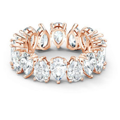 SWAROVSKI ANELLO VITTORE PEAR CZWH/ROS 60 5586162