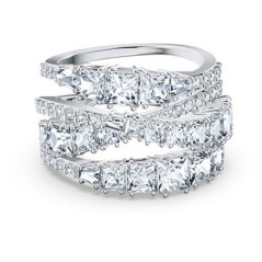 SWAROVSKI ANELLO TWIST WRAP FULL PAVE' CZWH/RHS 50 5584656