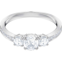 SWAROVSKI ANELLO ATTRACT TRILOGY ROUND CRY 52 5448901