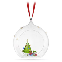 SWAROVSKI SALDI ORNAMENTO PALLA TREE AND GIFTS - HOLIDAY CHEERS 5681633