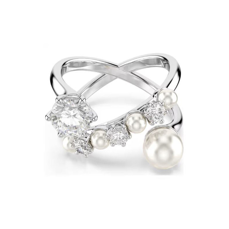 SWAROVSKI SALDI 40 ANELLO MATRIX PEARL OPEN 55 5714378 SWAROVSKI SALDI 40 ANELLO MATRIX PEARL OPEN 55 5714378