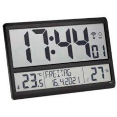 TFA OROLOGIO RADIOCONTROLLATO DIGITALE con IGROMETRO 36X2