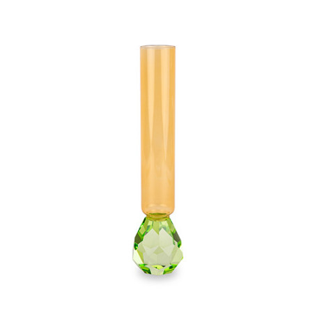 WD LIFESTYLE VASO EFFETTO DIAMANTE VERDE/ARANCIONE 23cm WD873V