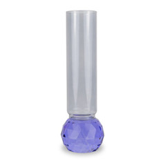 WD LIFESTYLE VASO EFFETTO DIAMANTE VIOLA/GRIGIO 31cm WD872VI