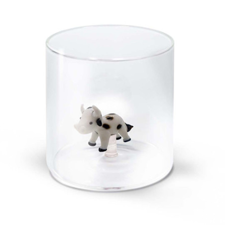 WD LIFESTYLE BICCHIERE VETRO BOROSILICATO Monterey Mucca 250ml WD566MUC