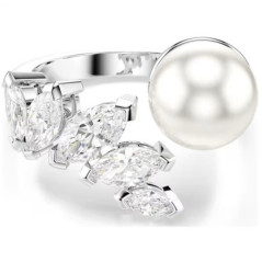 SWAROVSKI ANELLO MESMERA PEARL CRY/RHS 58 5748011