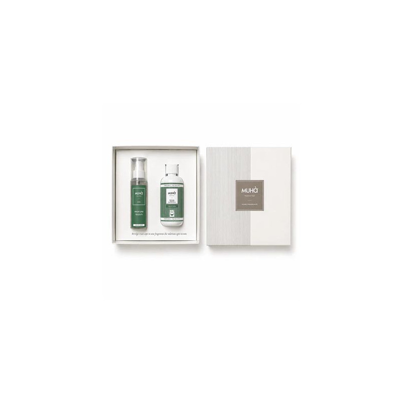 MUHA CONFEZIONE AROMA BUCATO 200ml e SPRAY TESSUTI 125ml ARIA DI CAPRI BUCF218