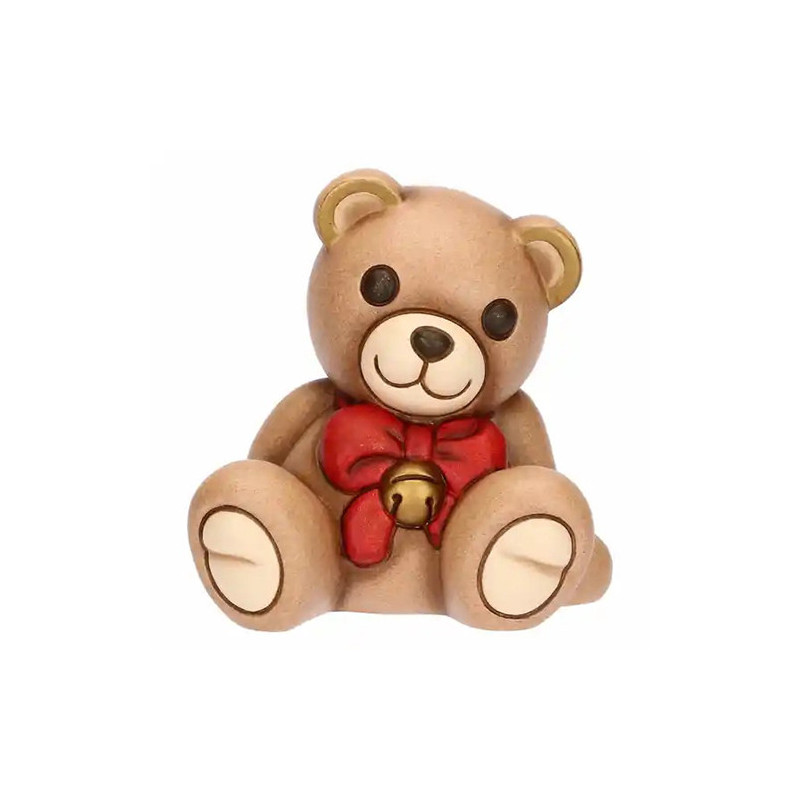 THUN TEDDY NATALE CON FIOCCO PICCOLO T12041273A82 THUN TEDDY NATALE CON FIOCCO PICCOLO T12041273A82