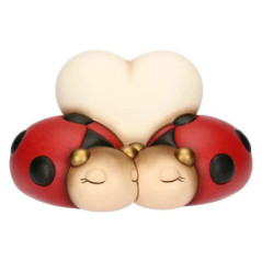 THUN COPPIA DI COCCINELLE CON CUORE T11873277H90