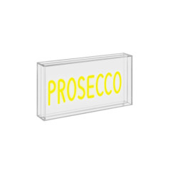 WD LIFESTYLE INSEGNA NEON PROSECCO 30X15cm WD786PRO