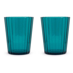 WD LIFESTYLE SET 2 BICCHIERI ACRILICO TURCHESE WD406T