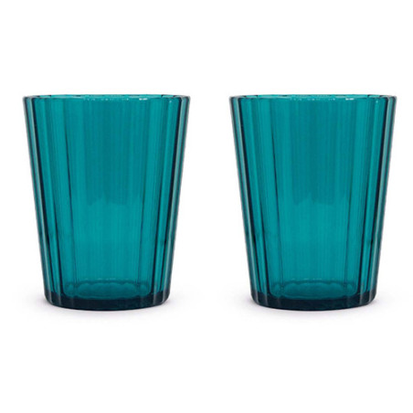 WD LIFESTYLE SET 2 BICCHIERI ACRILICO TURCHESE WD406T