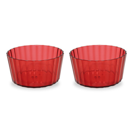 WD LIFESTYLE SET 2 COPPETTE ACRILICO 490ml ROSSO WD910R