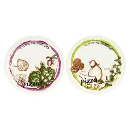 THUN SET 2 PIATTI PIZZA VERDE E VIOLA T11469089P00