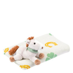THUN SET PELUCHE CAVALLO CON COPERTINA DOLCE FATTORIA T11771502P00