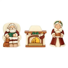 THUN BABBO E MAMMA NATALE CON CAMINO T10441305A91
