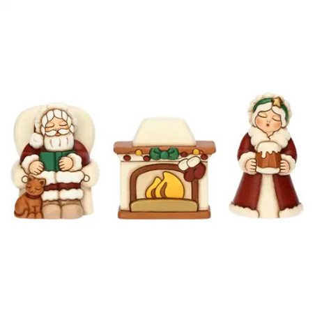 THUN BABBO E MAMMA NATALE CON CAMINO T10441305A91