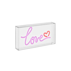 WD LIFESTYLE INSEGNA NEON LOVE 23X13cm WD720LOV