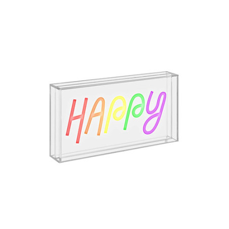 WD LIFESTYLE INSEGNA NEON HAPPY 23X13cm WD720HAP