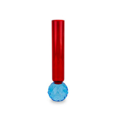 WD LIFESTYLE VASO EFFETTO DIAMANTE AZZURRO/ROSSO 22cm WD874AZ