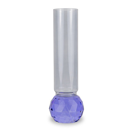 WD LIFESTYLE VASO EFFETTO DIAMANTE VIOLA/GRIGIO 31cm WD872VI