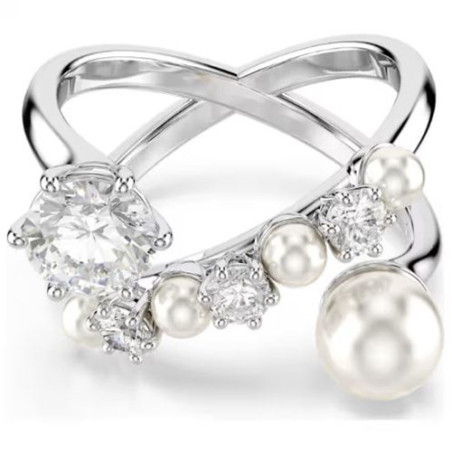 SWAROVSKI SALDI 40 ANELLO MATRIX PEARL OPEN 55 5705612