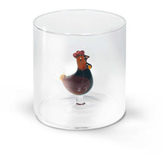 WD LIFESTYLE BICCHIERE VETRO BOROSILICATO Monterey Gallo 250ml WD566GAL