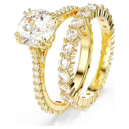 SWAROVSKI ANELLO CONSTELLA DOUBLE WHI/GOS 52 5693507