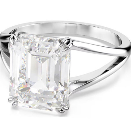 SWAROVSKI SALDI 40 ANELLO STILLA BAGUETTE CRY/RHS 60 5697987