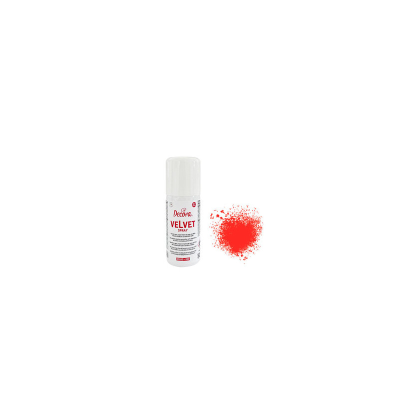 DECORA COLORANTE SPRAY VELVET VELLUTO ROSSO 100gr 9600668 DECORA COLORANTE SPRAY VELVET VELLUTO ROSSO 100gr 9600668