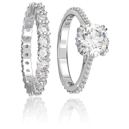 SWAROVSKI SET ANELLO CONSTELLA CRY 58 5649213