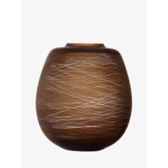 LSA VASO BOULDER EARTH/CHALK H26cm G1607-26-154