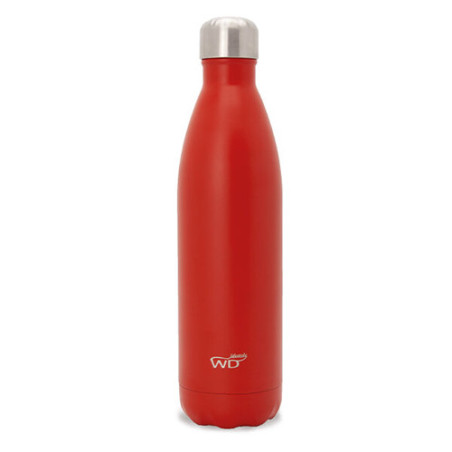 WD LIFESTYLE BOTTIGLIA TERMICA 750ml Rosso DOPPIA PARETE WD474R