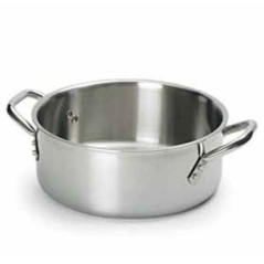 PENTOLE AGNELLI CASSERUOLA BASSA Alu-Inox 28cm 10