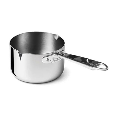 PENTOLE AGNELLI CASSERUOLA ALTA M.LUNGO Alu-Inox 3ply 14cm 2