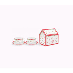 MAXWELL WILLIAMS CONFEZIONE 2 TAZZE THE CON PIATTO Buon Natale MWA0850010
