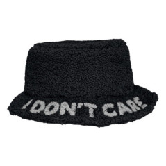 WD LIFESTYLE CAPPELLO BUCKET EFFETTO BOUCLE - I DONTT CARE WD996DON
